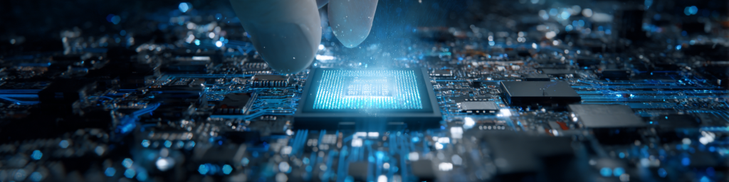 Finger, chip, circuit board, illuminated, semiconductor, tech interaction