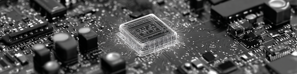 Wireframe chip, circuit board, monochrome, semiconductor, electronic design